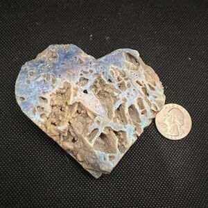 Aura Sphalerite Heart 6oz